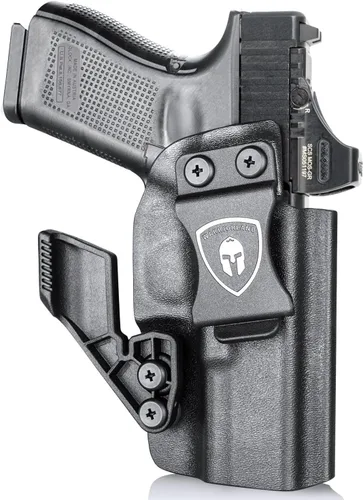 Miniatura 21 de Funda WARRIOLAND IWB de Kydex con corte óptico y garra, ajuste selecto para Glock 17/19/ 19X/ 43X/ 26/MOS, P365/P365X/ P365XL/ P320, Hellcat