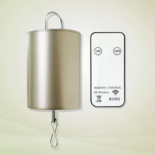 Miniatura 11 de Motor de Bola de Disco FONMY con Batería Operada por Control Remoto 10RPM Gancho de Visualización Rotativo para Hilandero del Viento, Móvil de Cuna