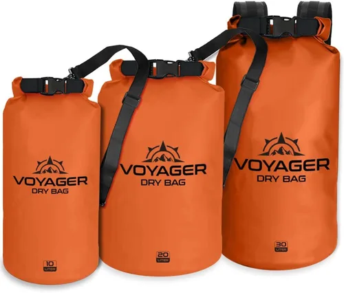 Miniatura 2 de EcoGear FX Bolsa seca impermeable resistente serie Voyager – Bolsa de compresión duradera – Kayak, rafting, canotaje, senderismo, pesca y camping