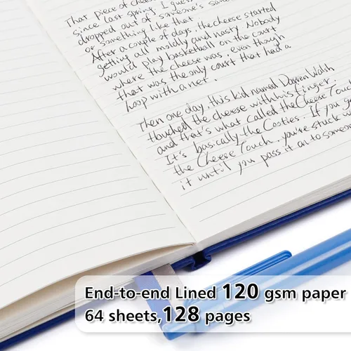 Miniatura 3 de feela Paquete de 24 cuadernos a granel para el trabajo, cuadernos de negocios de tapa dura con soporte para bolígrafo, para estudiantes y mujeres