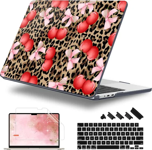 Miniatura 10 de Funda para MacBook Air 2026/2025/2024/2023 de 15 pulgadas M5 A3448/M4 A3241/M3 A3114/M2 A2941, elegante funda protectora rígida para MacBook Air