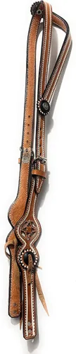 Miniatura 3 de EL CHARRO Caballo de silla de montar, Cabezadas Charra para Caballo Marrón