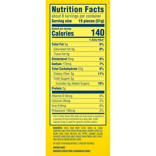 Miniatura 2 de Wheat Thins Snacks picantes de chile dulce, galletas de trigo integral, galletas de aperitivos, 8.5 onzas