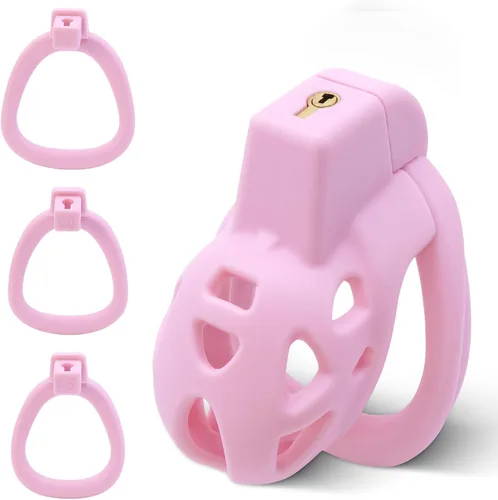 Miniatura 8 de Jaula de castidad ligera para pene de hombre, jaula de castidad para pene, dispositivo de castidad de KG, suave, jaula de pene para hombres, juguete