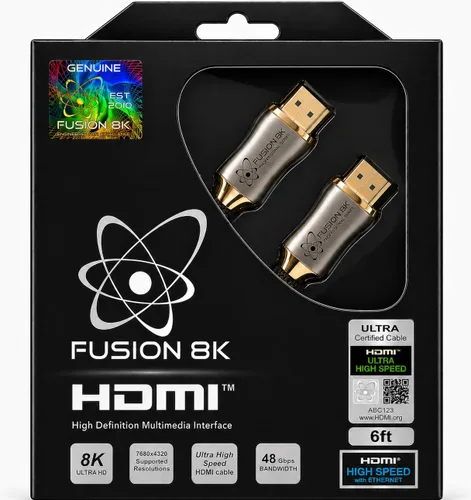 Miniatura 10 de Fusion8K Cable certificado HDMI 2.1 soporta 10K 8K @60Hz y 4K @120Hz Compatible con todos los televisores, BluRay, Xbox Series X, PS5 (3 pies)
