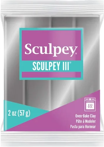 Sculpey S302 1130 Art Clay III, plata