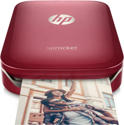 Miniatura 24 de Impresora de fotografías portátil HP Sprocket (negra), con papel fotográfico adhesivo Zink, Negro