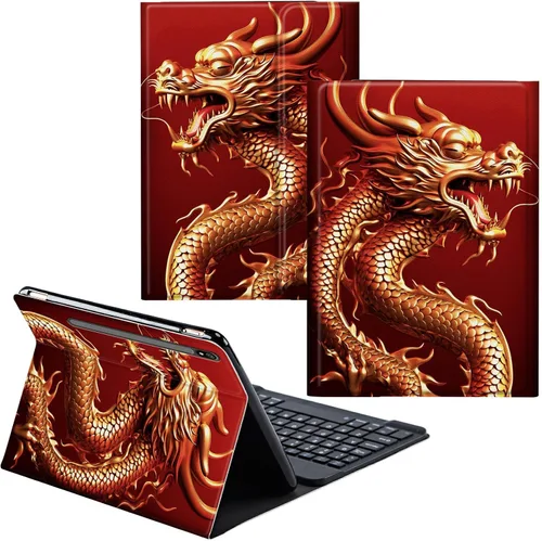 Miniatura 100 de Para Samsung Galaxy Tab S6 Lite Funda 2022/2020 Teclado Inalámbrico Desmontable Y Cubierta De Soporte De Cuero PU Funda Protectora Para Samsung