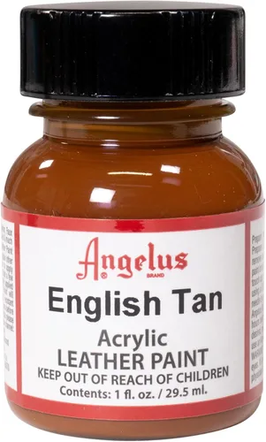 Miniatura 42 de Angelus - Pintura acrílica para cuero, 4 Fl Oz, color blanco - Pintura para cuero profesional flexible, resistente a grietas, arañazos