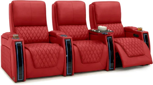 Miniatura 33 de Seatcraft Apex Zero-Gravity CoolZero - Asiento de cine en casa de cuero italiano, reposacabezas eléctrico, lumbar eléctrico, reclinable eléctrico