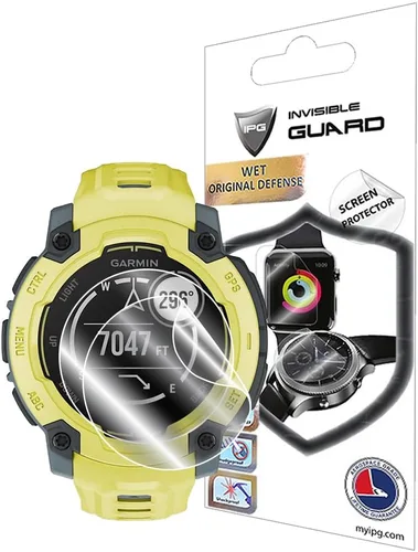 Miniatura 8 de IPG AMOLED Smartwatch Protector de pantalla de hidrogel para Garmin Instinct Crossover (2 unidades) Invisible HD Clear Film Anti-Scratch Protector