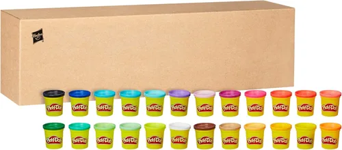 Miniatura 11 de Play-Doh - Compuesto para modelado, paquete de 24 colores, no tóxico, latas de 3 onzas de colores surtidos, suministros de regreso a clases