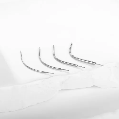 Miniatura 5 de Xpircn 20G 18G 16G 14G Threadless Piercing Taper Stainless Steel Piercing Taper Insertion Pin for Nose Lip Monroe Ear Tragus Helix Push in Body