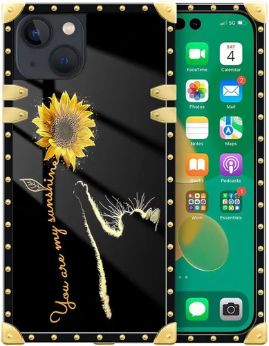 Miniatura 28 de DAIZAG Funda compatible con iPhone 14 Pro Max, funda de Angel Wings Girl para iPhone 14 Pro Max, decoración de metal de TPU suave a prueba de golpes