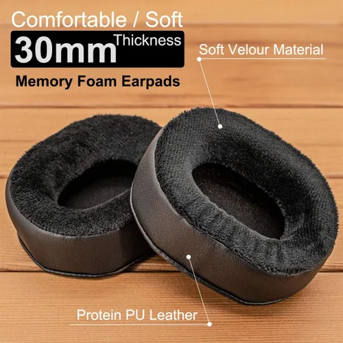 Miniatura 6 de Arctis 7 almohadillas de repuesto para las orejas compatibles con auriculares ATH-M50x M50 M40, Arctis 7 Arctis Pro, ATH-WS1100iS, HD280 Pro