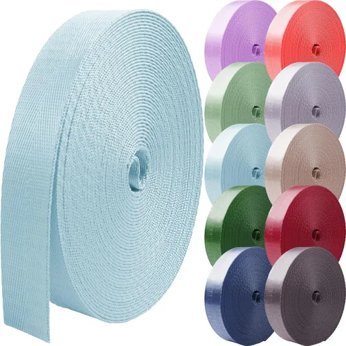 Miniatura 11 de Correas de nailon de 1 pulgada 1.5 pulgadas 2 pulgadas correa de nailon correas de mochila, 10 25 50 3.3 yardas correas Luz roja