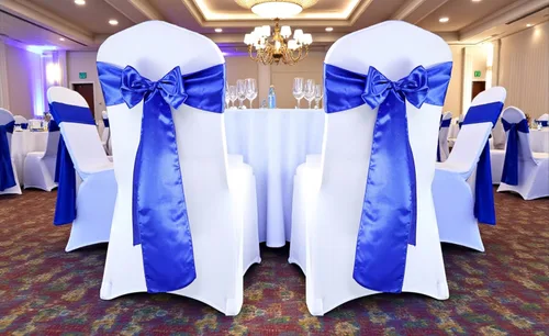 Miniatura 253 de mds - Lote de 10 lazos de satén para sillas de boda y eventos, para decoración de fiestas, 30 colores, Satin, 10 Verde oliva