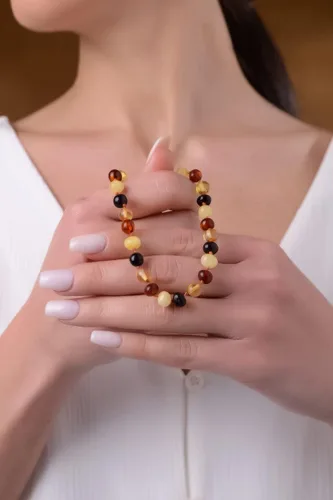 Miniatura 40 de Amber Necklace for Women - HandMade Baltic Jewelry for Adult - 18 inch - 100% Genuine