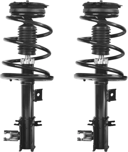 Miniatura 16 de Puntales de amortiguador de repuesto, conjunto completo delantero en pareja, compatible con Nissan Altima 2013-2018 172901/172902 Negro