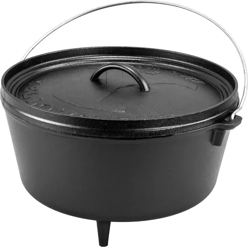 Lodge Utensilios de cocina de hierro fundido con estampado Yellowstone pre-sazonado, para usar en el horno, en la estufa, en la parrilla o sobre una
