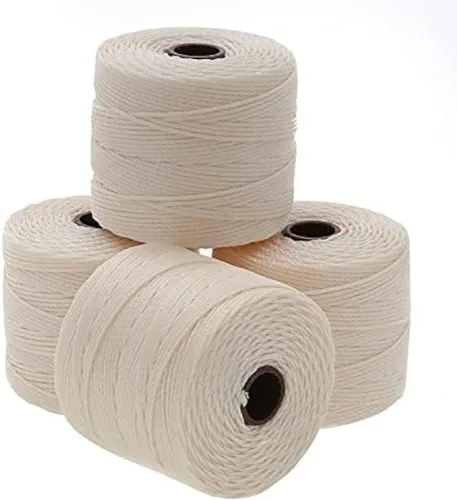 Miniatura 40 de The Beadsmith S-Lon Cordón para Cuentas – Cordón de Nylon Torcido de 0.5 mm para Ensartar, Paquete de 4, Mezcla de Neutrales Fríos, TEX210, 77