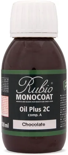 Miniatura 118 de Rubio Monocoat Muestra de Acabado de Aceite para Madera - Puro Aceite Plus Parte A Aceite de Linaza de Secado Rápido y Ecológico para Uso Pure