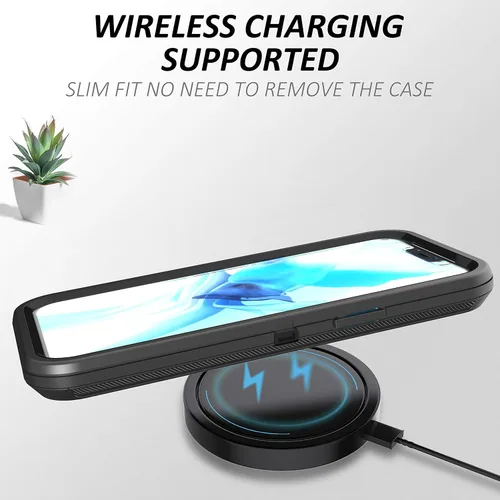 Miniatura 4 de Funda de teléfono para iPhone 12 Pro Max, resistente, resistente a prueba de golpes, funda protectora con clip para cinturón para Apple iPhone 12