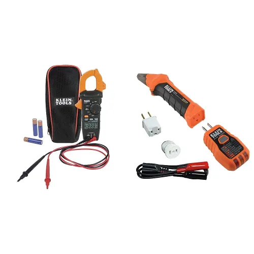 Klein Tools Kit de herramientas de medidor de abrazadera digital + buscador de disyuntores