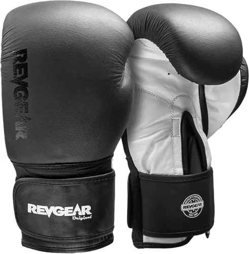 Revgear Guantes de entrenamiento de cuero profesional