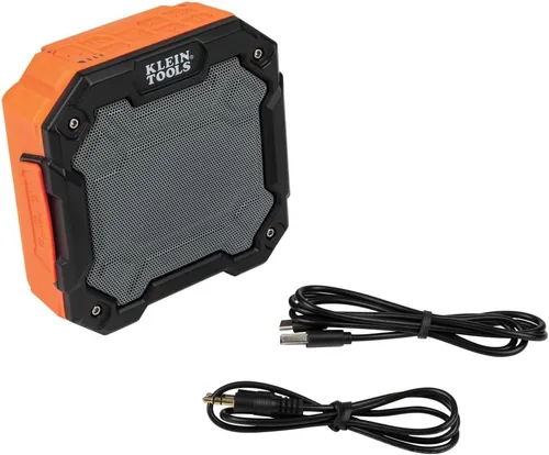 Miniatura 8 de KLEIN TOOLS AEPJS3 - Altavoz Bluetooth para el lugar de trabajo con imán y gancho, 20 horas de tiempo de funcionamiento, carga a través de USB A