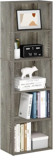 Miniatura 24 de Furinno - Estantería abierta reversible de 5 cubos, color blanco y rosado, 11069WH/PI Blanco/Rosa