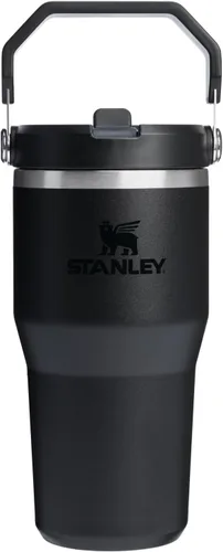 Miniatura 34 de Stanley IceFlow - Vaso con pajilla abatible con asa, de 20 onzas, tapa giratoria y popote abatible, botella de agua resistente a fugas, acero