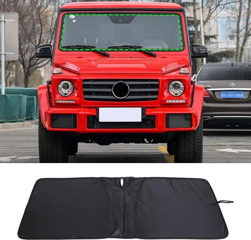 Parasol de parabrisas para Mercedes-Benz Clase G W463 2004-2018, parasol de ventana delantera, ajuste personalizado, visera reflectante plegable,