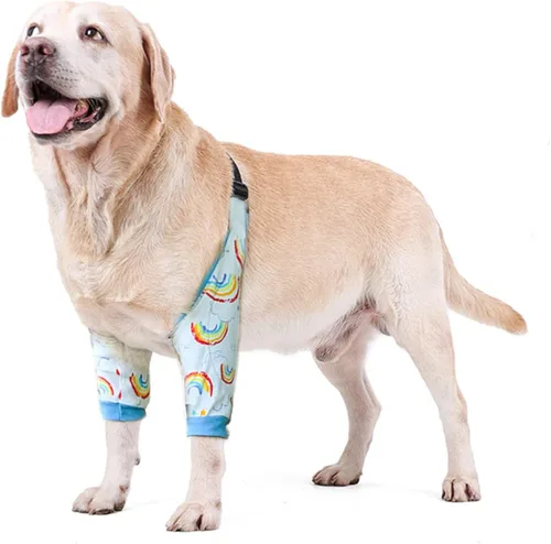 Miniatura 13 de Protector de codo para perro, coderas con almohadilla de malla para perros medianos y grandes para evitar lamer heridas (automóvil, 4XL)
