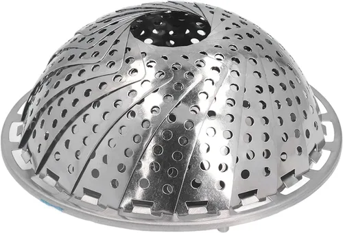Miniatura 5 de Cesta de vapor, cesta de vapor expandible para verduras, acero inoxidable, estante de vapor para olla, alimentos vegetarianos para cocinar al vapor