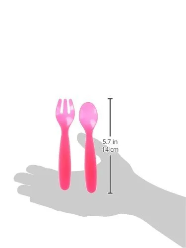Miniatura 8 de Nuby Juego de viaje de 9 piezas, tenedor y cuchara, los colores pueden variar