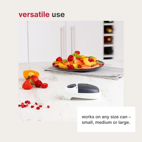 Miniatura 5 de Zyliss EasiCan - Abrelatas eléctrico - Abrelatas automático de un solo toque con imán para una extracción segura de la tapa, diseño compacto, manos