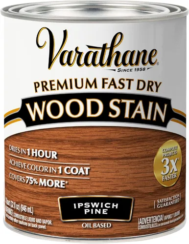Miniatura 55 de Varathane Premium - Colorante de madera de secado rápido, cuarto de galón, roble primaveral color fantasía (Spring Oak)