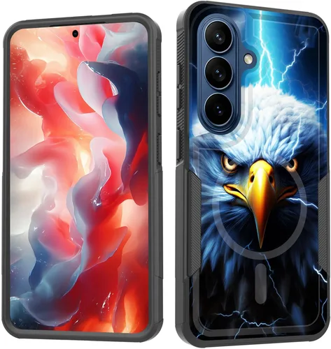 Miniatura 118 de Funda magnética para Galaxy A16 5G, [compatible con MagSafe] [protección contra caídas de grado militar] Funda resistente a prueba de golpes