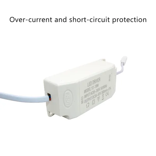 Miniatura 4 de Conductor LED de 12-18W, corriente constante 300mA AC 85-265V Salida 36-63V DC Conector hembra Rectificador Transformador Fuente de alimentación