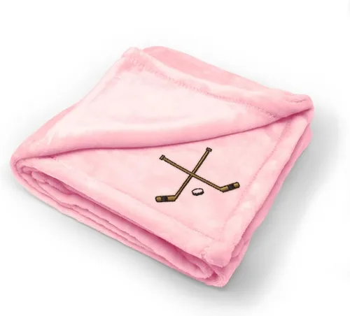 Fastasticdeals Mantas de encargo del bebé del lecho del cuarto del bebé del bordado para los muchachos y las muchachas Solo diseño rosa