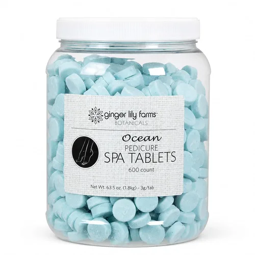 Miniatura 8 de Ginger Lily Farms Botanicals - Tabletas de spa de pedicura, naturales y orgánicas, repone la humedad, suaviza y acondiciona la piel, aroma oceánico