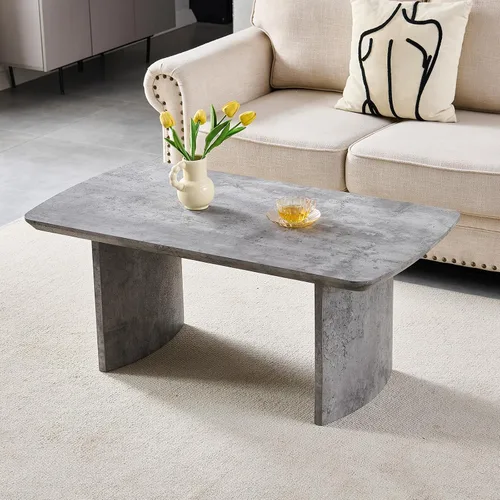 Miniatura 10 de Mesa de centro de cristal de metal negro, mesa de centro simple para sala de estar, hogar, mesa de centro con marco de metal con 2 estantes, mesa