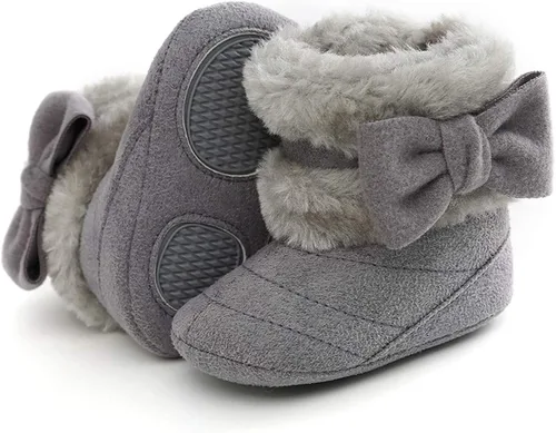 COSANKIM Botas para bebés recién nacidos suela antideslizante suave botas cálidas de invierno para nieve zapatos precaminantes Nieve