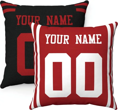 Miniatura 39 de ANTKING 2 paquetes de almohadas personalizadas con cualquier nombre y número para hombres, mujeres y niños Para Las Vegas