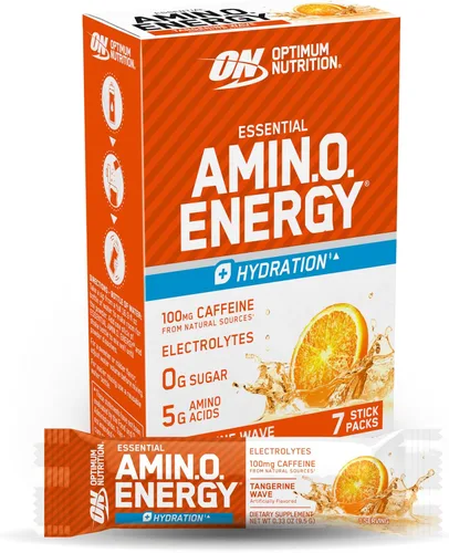 Miniatura 22 de Optimum Nutrition Amino Energy Plus Electrolytes - Bebida energética con aminoácidos y electrolitos para hidratación, sin azúcar, con BCAA, sabor