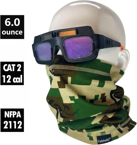Miniatura 26 de Fullsheild FR - Máscara facial resistente al fuego, cubierta completa, polaina para el cuello, para soldar, caza, ejército, trabajo militar