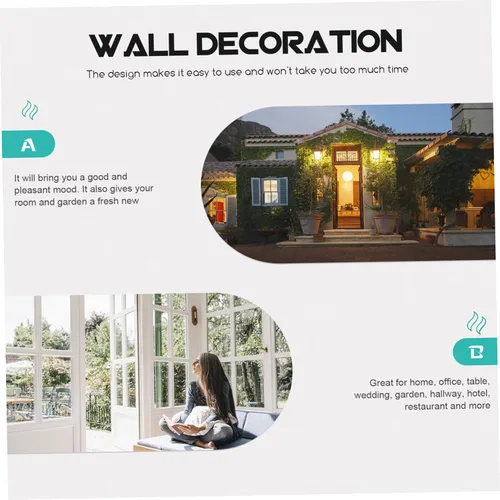 Miniatura 4 de GANAZONO Árbol de la vida, decoración de pared, decoración para el hogar, plantas, decoración de corazón, árbol de metal, escultura de árbol