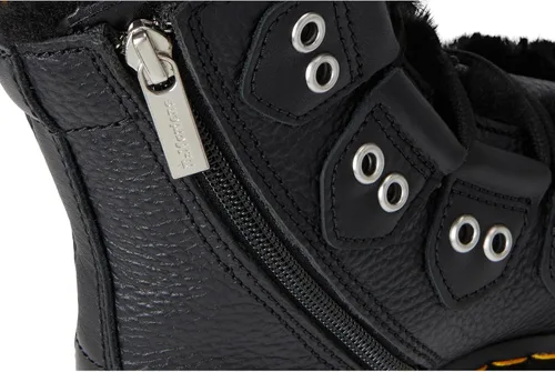 Miniatura 6 de Dr. Martens Botas de combate con forro de piel de encaje a punta 1460 para mujer