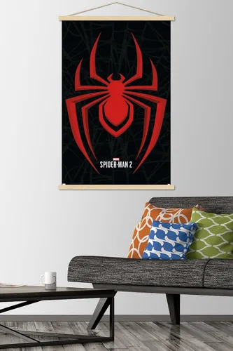 Miniatura 2 de Trends International Marvel's Spider-Man 2 - Póster de pared con marco magnético Miles Morales